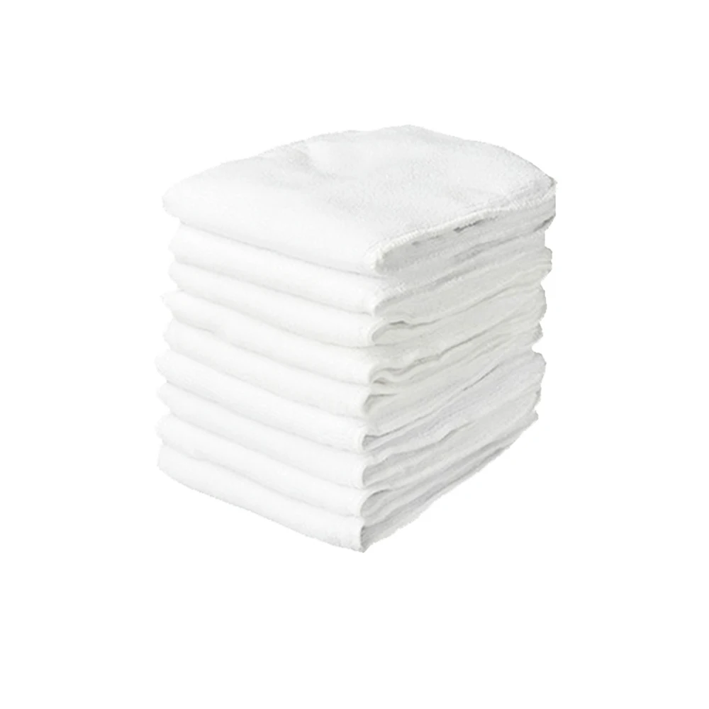 2Pcs Washable Adult Diaper Inserts Large Size Reusable 4 Layer Microfiber Insert Breathable Teenage Cloth Diaper Nappies