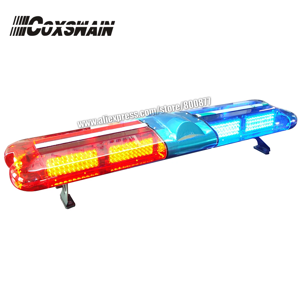 

TBD-GA-02525C LED traffic warning lightbar Emergency Warning Light for ambulance Police Lightbar with 100W siren and speaker