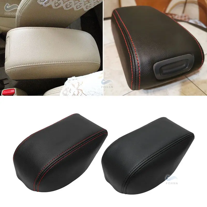 For Hyundai Tucson 2006 2007 2008 2009 2010 2011 2012 2013 Center Console Armrest Box Cover Microfiber Leather Protection Trim