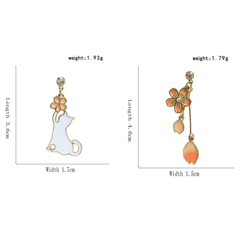 Chinese Style Folding Fan Crane Carp Lotus Asymmetrical Long Tassel Dangle National Style Earrings for Women Jewelry Gift