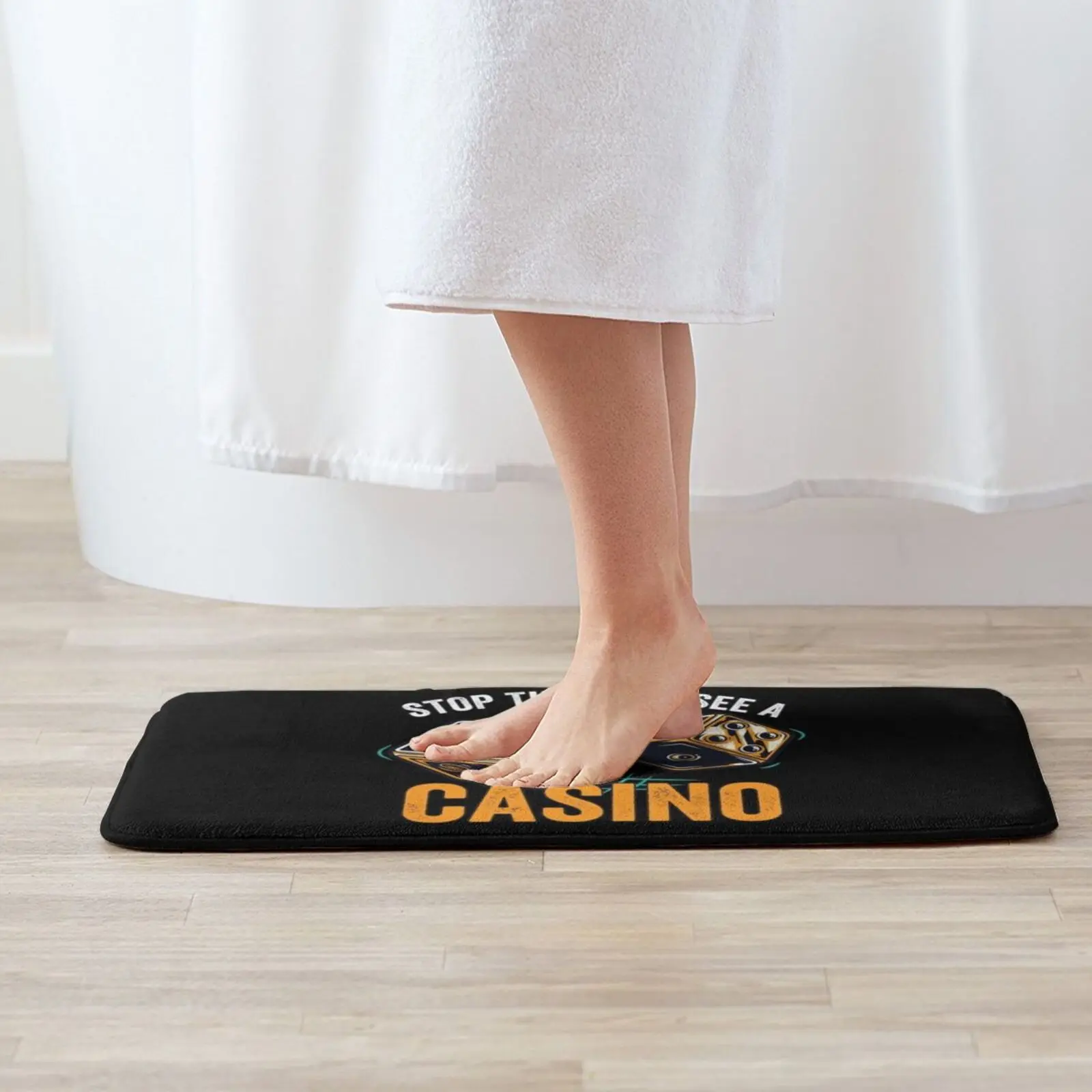 Stop The Car I See A Casino Soft Non-Slip Mat Rug Carpet Cushion Stop The Car I See A Casino Stop The Car Car Casino