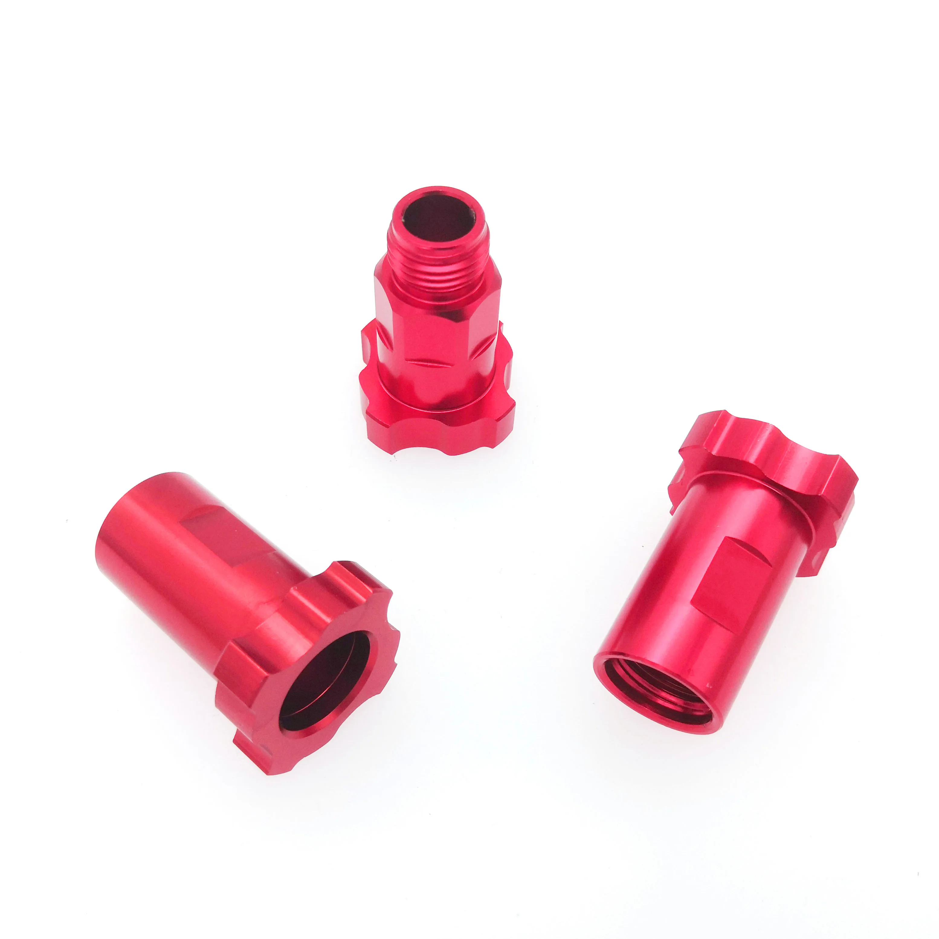 Seckill Fabrikant Outlet Rode Spuitpistool Connector Pps Adapter Spuitpistool Cup Adapter Voor Spuitpistool Wegwerp Maatbeker