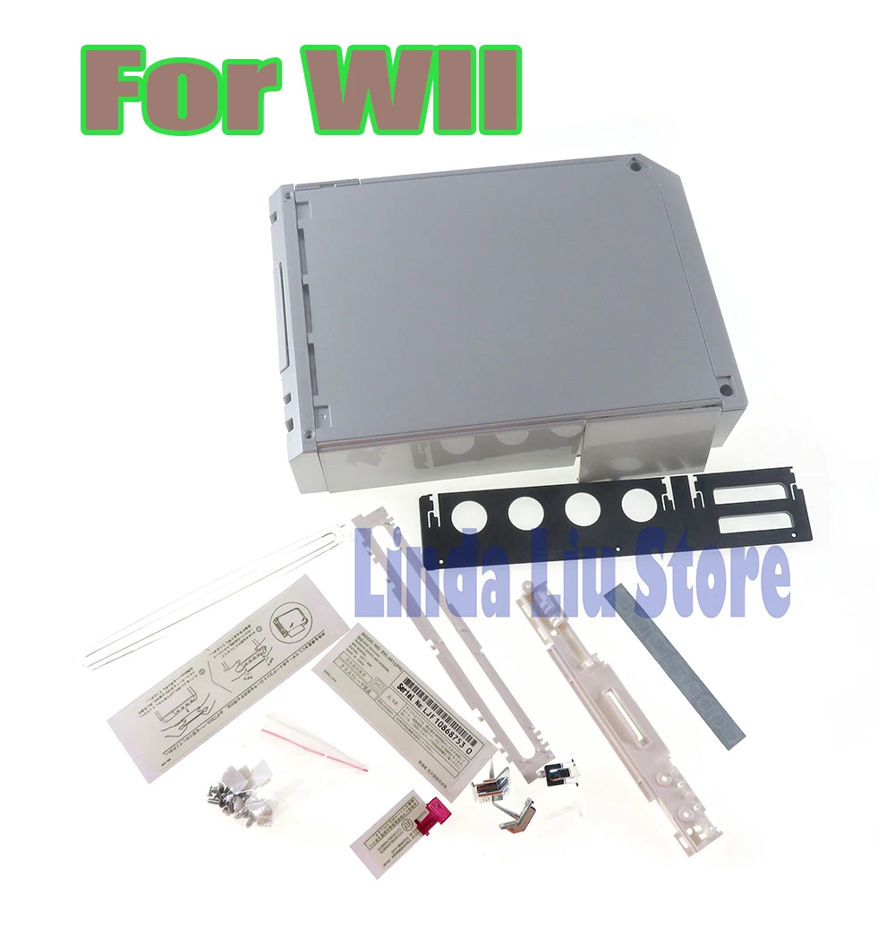 8 color to choose Housing Shell Case Cover Replacement for Nintendo Wii accessories Game Console with retail  package