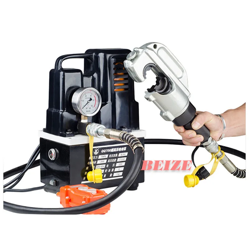 

1 Set EP-510H Electric hydraulic crimping pliers 50 to 400mm2 split hydraulic cable crimping tool with electric pump