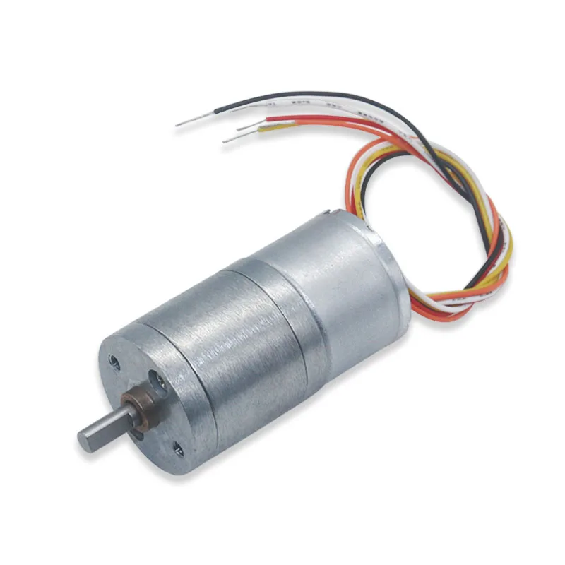 1pcs DC12V 24V JGA25-2418 Adjustable Speed Reduction Turbo Worm Brushless Gear Motor with Full Metal Gearbox