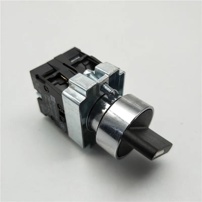 22mm XB2-BD33 XB2-BD21 XB2-BD53 NO NC 2/3 Position Maintained Select Selector Switch Replaces Tele Schneider Telemecanique