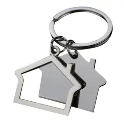 Modern House Home Keychain Key Chain Keyring  Cabin Small House Hanging Pendant Keyring Key Holder Keychain Bag Purse Decor New