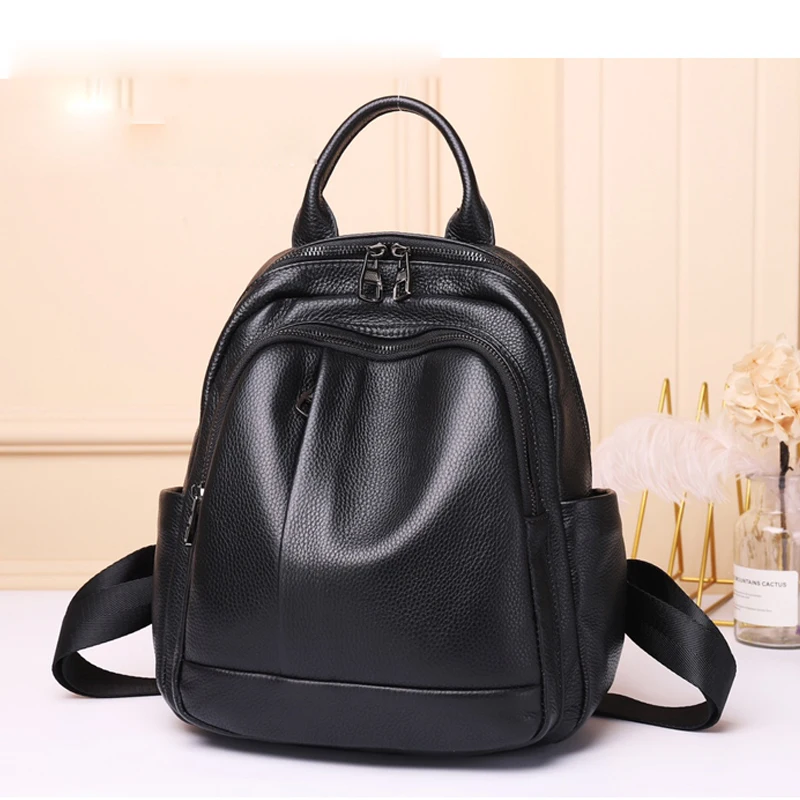 Genuine leather HandBags 2022 New Famous Brand Backpack Designer Handbags High-Quality Fashion casual all-match backpack