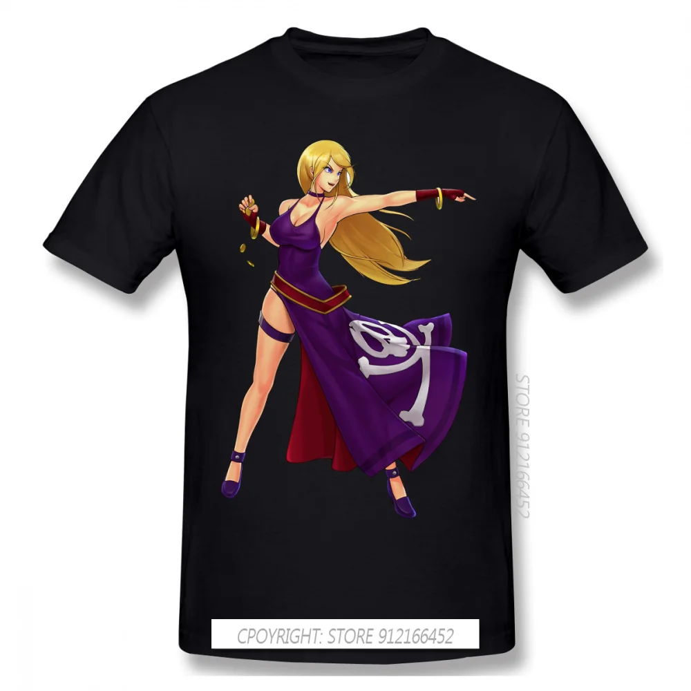 New Summer Jenet T-Shirts Cotton The King Of Fighters Rugal Bernstein Terry Bogard Fighting Games Ofertas Men TShirt