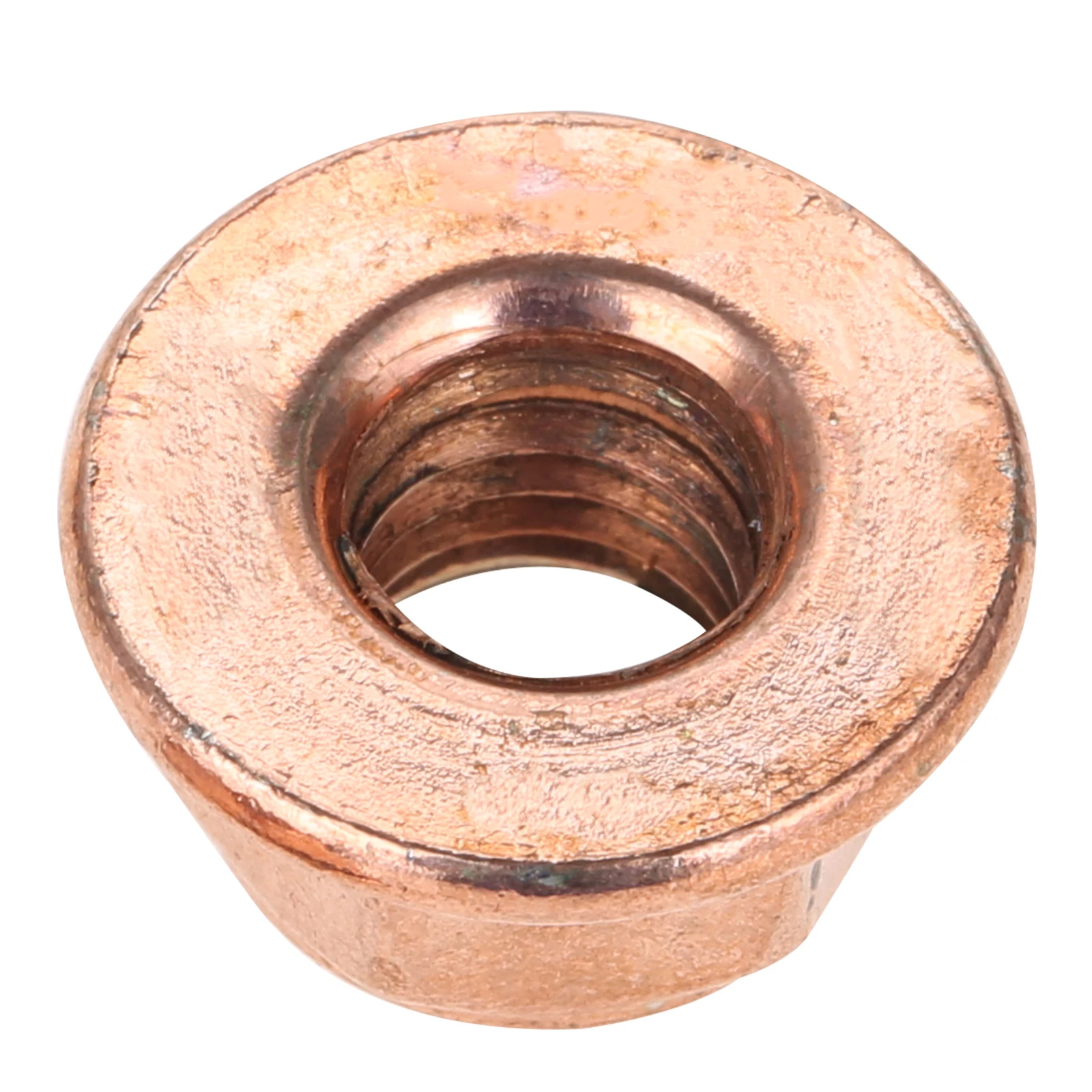 12x M8 Copper Exhaust Nut OEM #A1201420072 Turbo Exhaust Stud Hex Nuts Fit for BMW 3 Series E30 Stud Lock Nuts Copper Bolt Screw