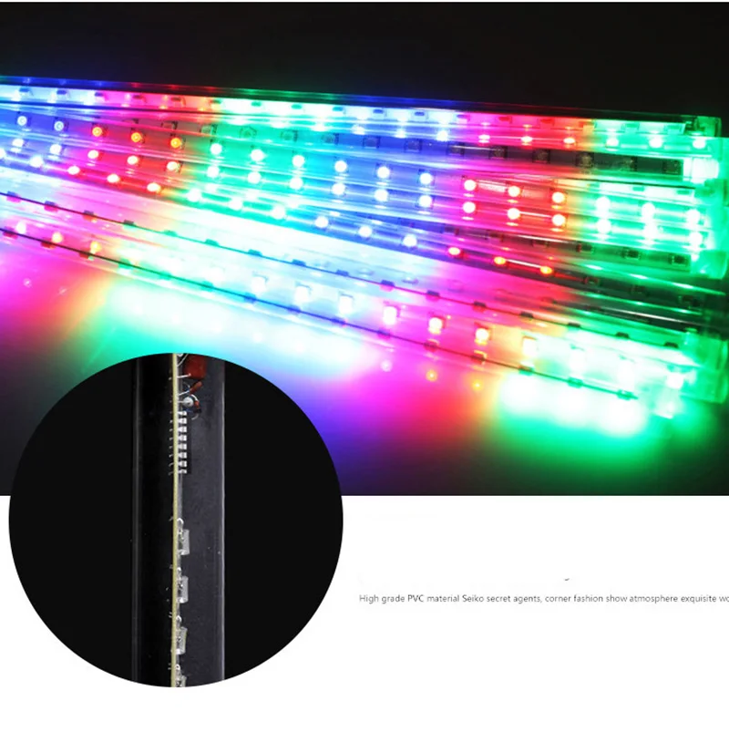 10 tubo 80cm smd luzes led meteoro chuva lanterna uk eua ue dia de natal ao ar livre iluminação decorativa luz cordas