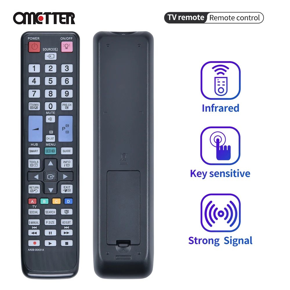 

Suitable for Samsung Remote Control Smart TV AA59-00431A PS51D8000 PS64D8000 UE40D7000 UE40D8000