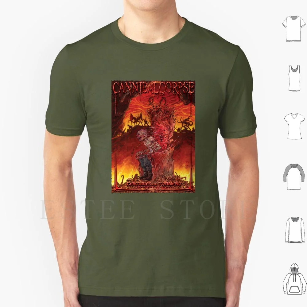 Cannibal Corpse T Shirt Print Cotton Cannibal Corpse Corpse Metal Death Metal Goregrind Black Metal Brutal Metal Scourge Of