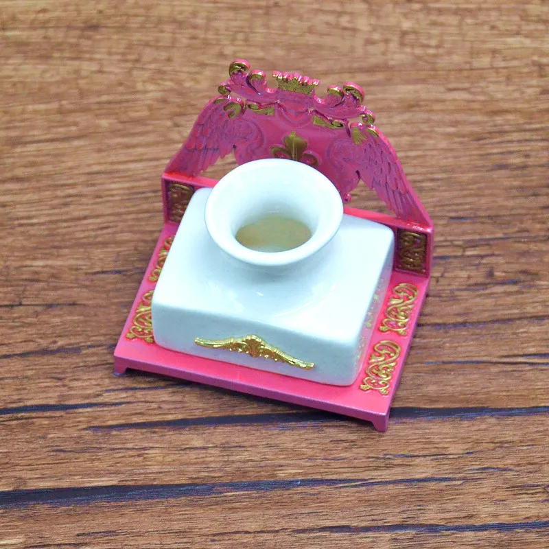 New Copper Butterfly Calligraphy Painting Ancient Calligraphy Ink Tank ,glass Dip Pen  Rack, Pen Holder