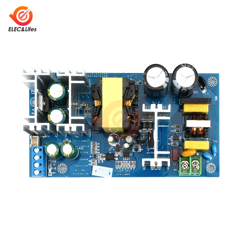 AC 100-240V to DC 24V 4A 6A 8A 100W 150W 240W Power Supply Module Board Switch AC-DC Switch Power Supply Board 50HZ/60HZ