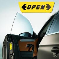 4Pcs/Set Car Door Open Sticker Reflective Tape Safety Warning Sign Auto Decal Car Reflective Stickers Luminous