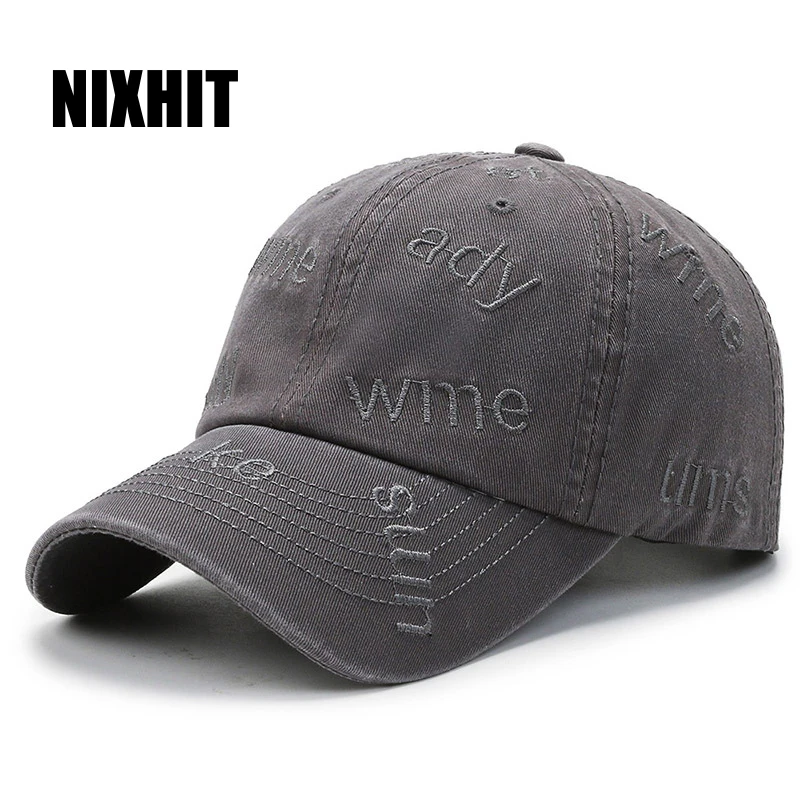 

NIXHIT Fashion Spring Fall Men's Baseball Cap Women Outdoor Sport Embroidery Runnning Travel Climbing Trucker Do Old Hat A205