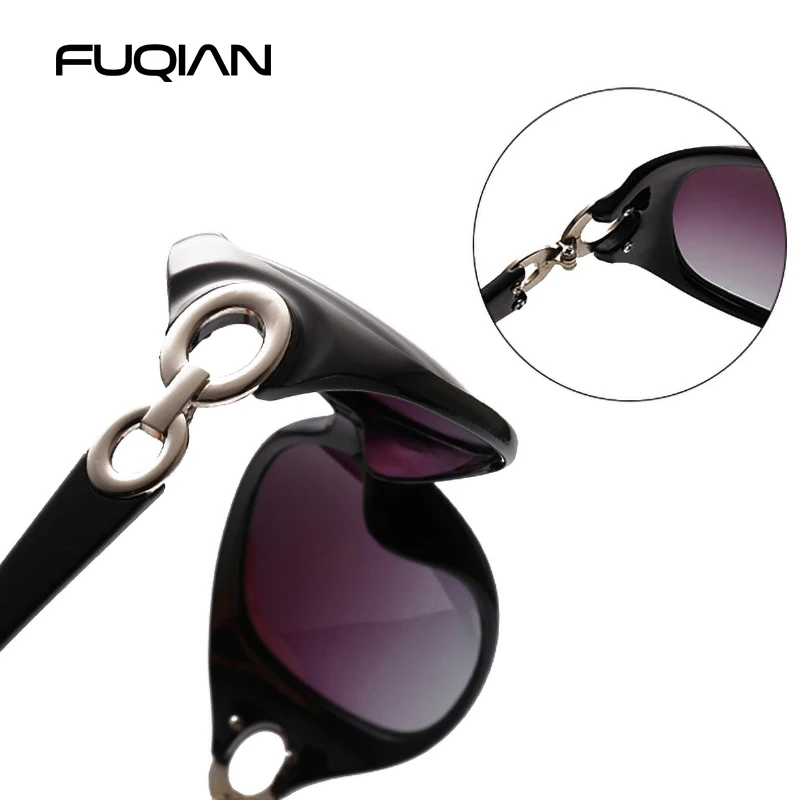 Brand Design Vintage Oversized Polarized Sunglasses Women Luxury Big Oval Plastic Ladies Driving Sun Glassses Vintage UV400