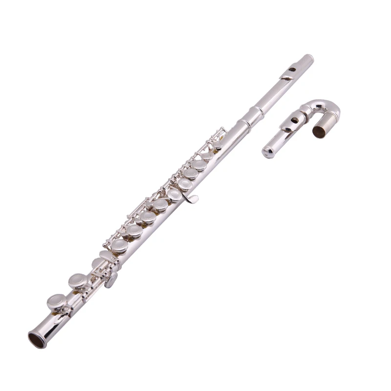 Hot Selling Pearl  Flute- PFA-201ESU Curved Headjoints Split 16 keys Closed Hole C Tune Nickel Silver with case