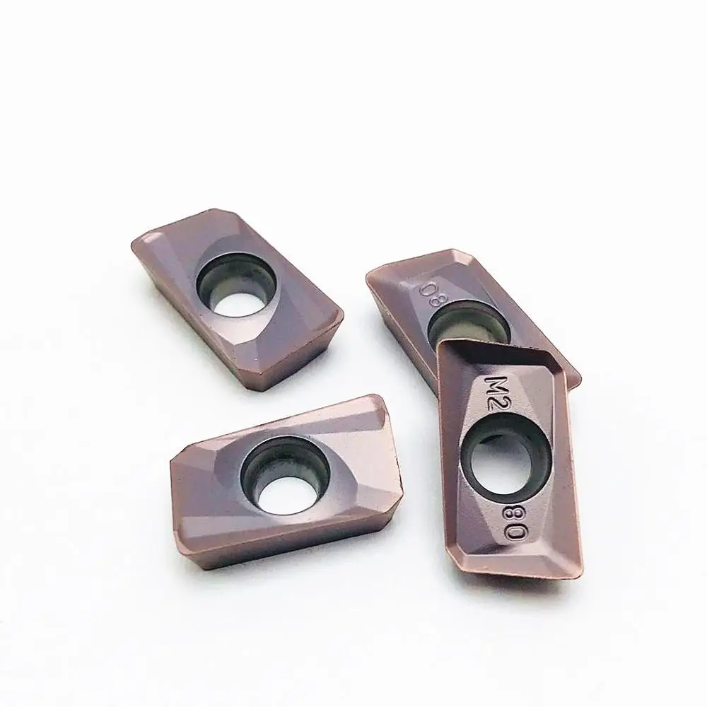 APMT1135 PDER M2 / H2 VP15TF alat pemutar, memasukkan karbida APMT 1135 wajah mesin penggilingan CNC milling cutter