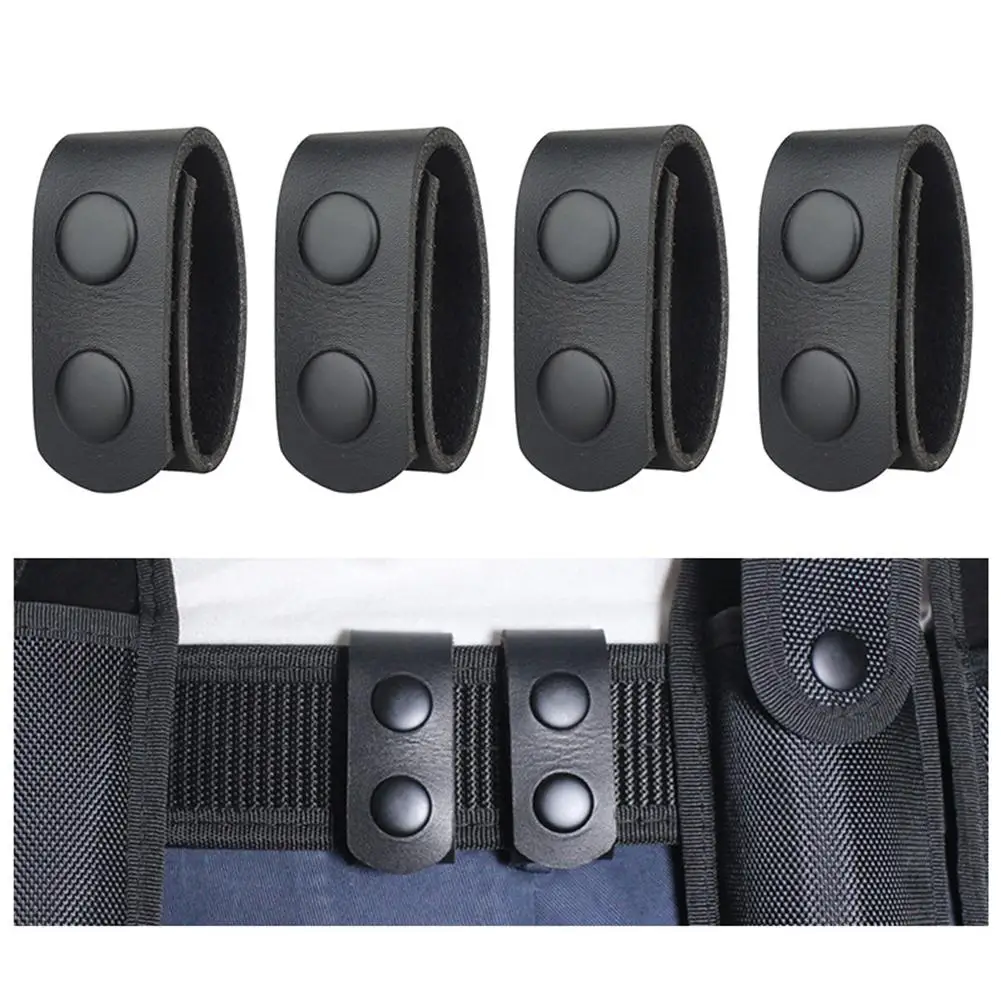 Duty Belt Keeper With Double Snaps For Wide Belt Security Tactical Belt Police Military Equipment Accessories