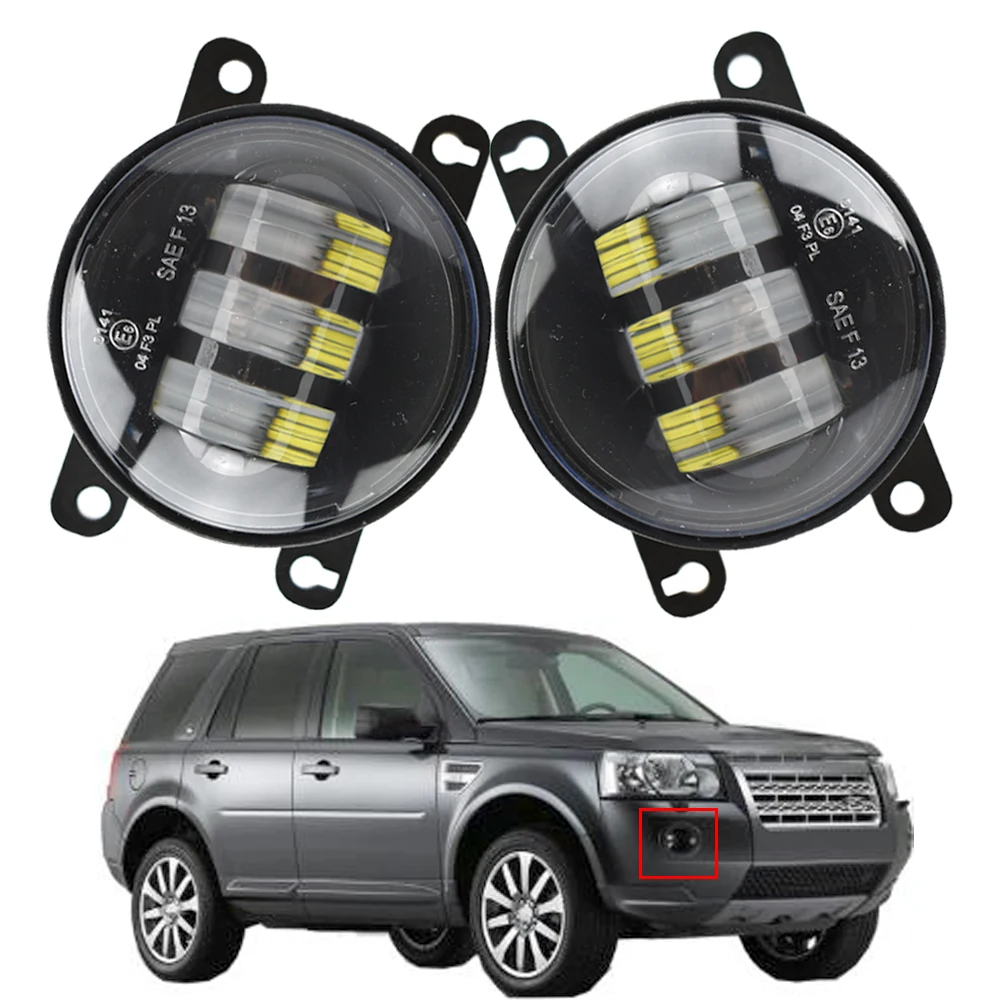 

Лампа противотуманная для переднего бампера автомобиля, янтарно-белая, 12 В, 1 пара, для Land Rover Freelander 2 LR2 FA _ 2006-2014