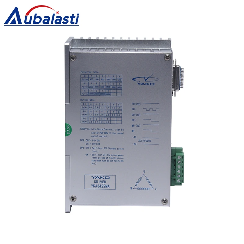 Aubalasti YAKO 스테퍼 모터 드라이버 3상 YKD3506M YKA3422MA YKC3722MA CNC 라우터용