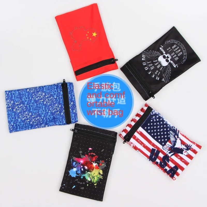 The New Fashion New Men Women Wrist Wallet Pouch Band Zipper Running Travel Gym Cycling Safe Sport Bag Mobile Phone Bag