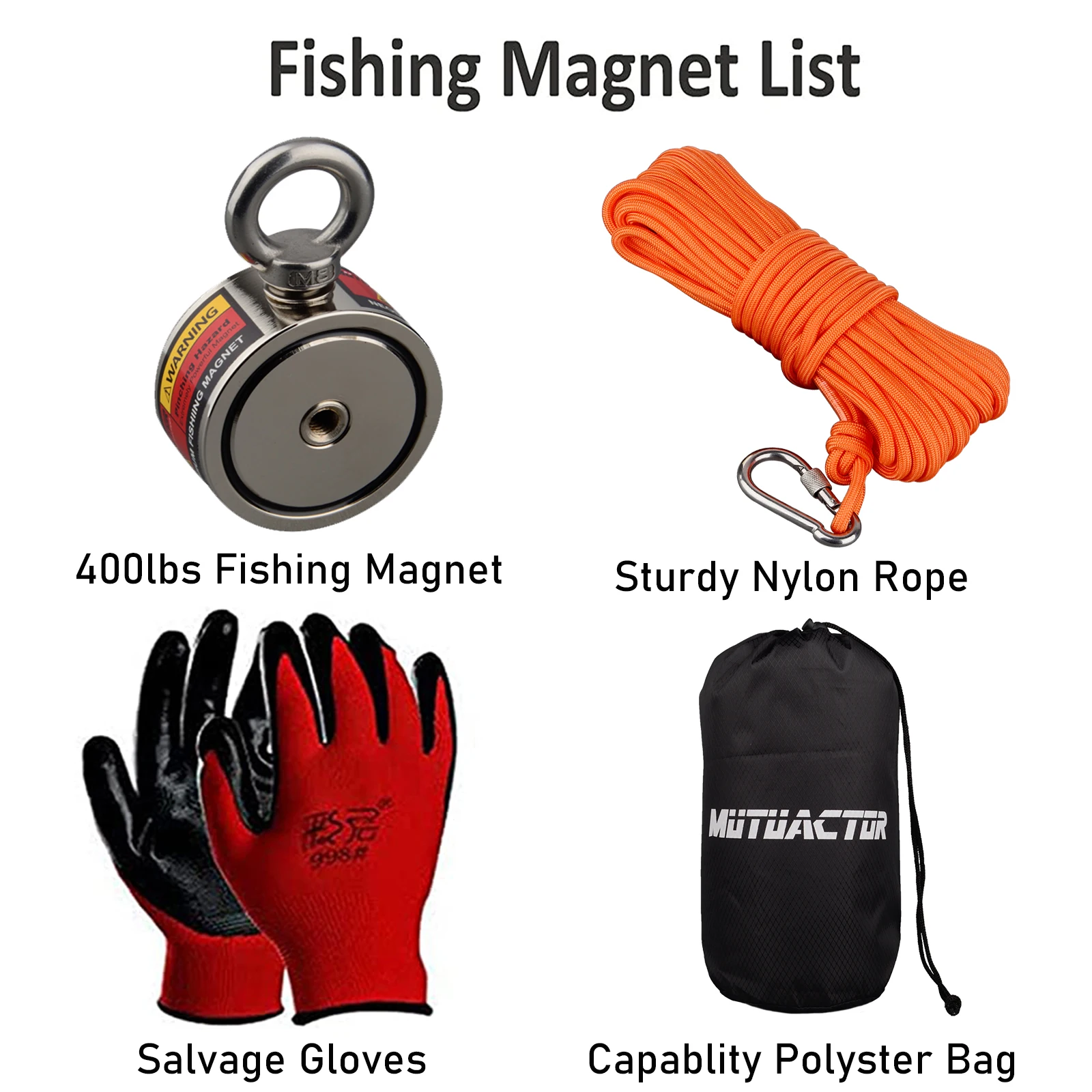 Strong Neodymium Two Side 120KG*2 Search Magnet Super Powerful Salvage Fishing Magnetic D48*22mm Stell Cup Holder