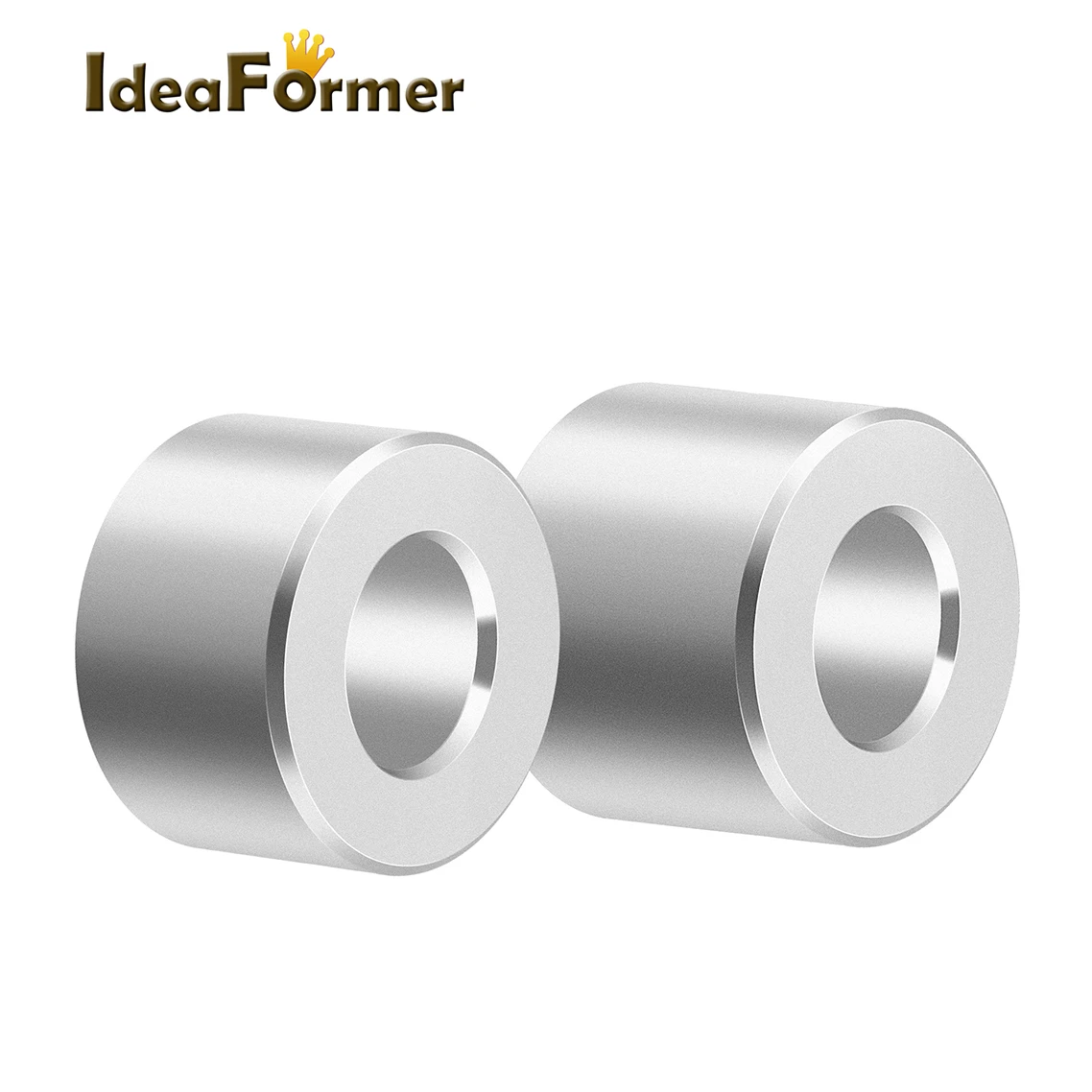 10/20 stücke V-Slot Isolation Spalte 3D Drucker Teile Openbuilds Aluminium Spacer Quarantäne Bohrung 5 MM Höhe 6/8mm Für 3D Pulley