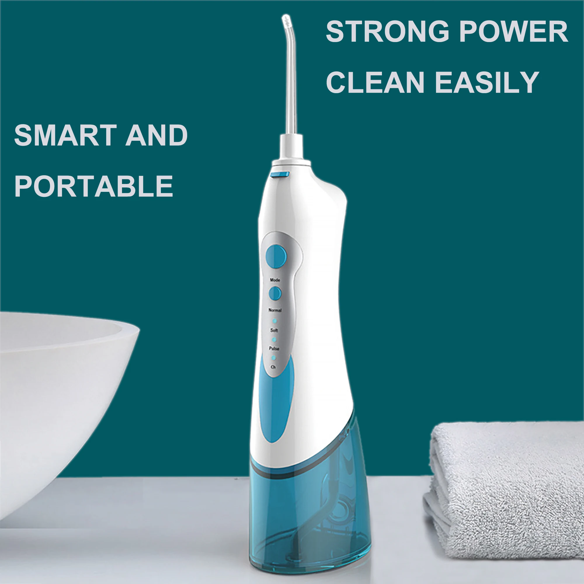 Electric Oral Irrigator Water Flosser USB Dental Irrigation Water Pick Jet Tooth Cleaner Home Floss Hygiene Oral Clean