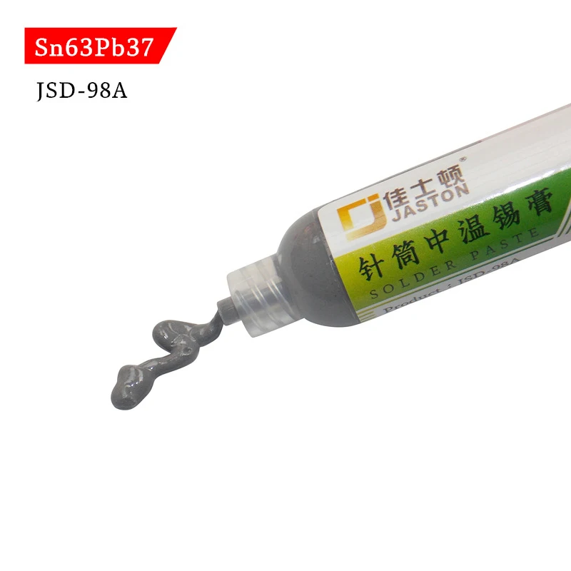 1pc 10cc Syringe Liquid Flux Soldering Paste 35g Leaded Stencil Welding Tool Low Temperature Melting Point 183C Tin Solder Paste