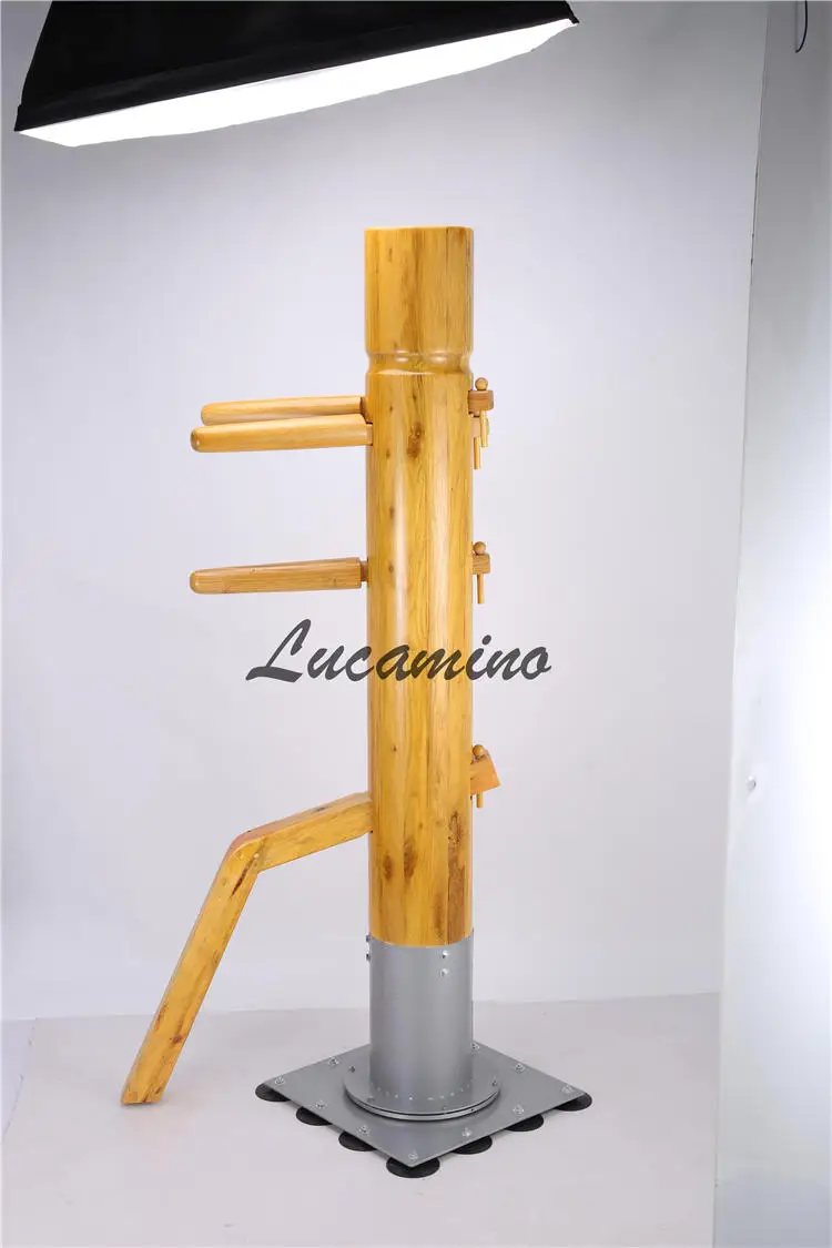 

Rotatable Column type Wing Chun Wooden Dummy entry-level, mook jong martial art kung fu wood dummy IP MAN 4