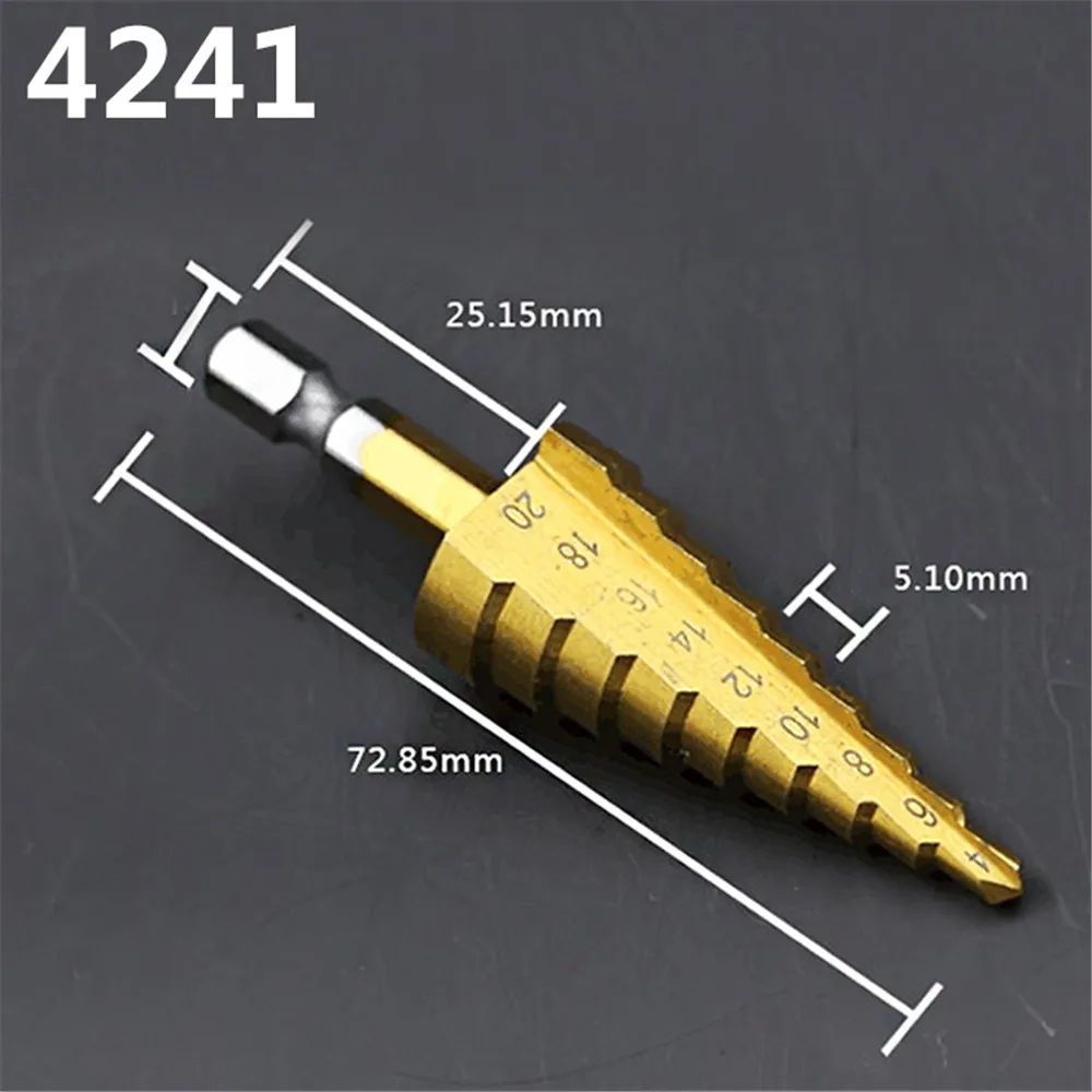 Wiertło stopniowe 32MM metalowe wiertła Spade Bit schodkowe krok Drizzle wiertła stopniowe metalowe wiertła HSS pokryte tytanem narzędzia do drewna