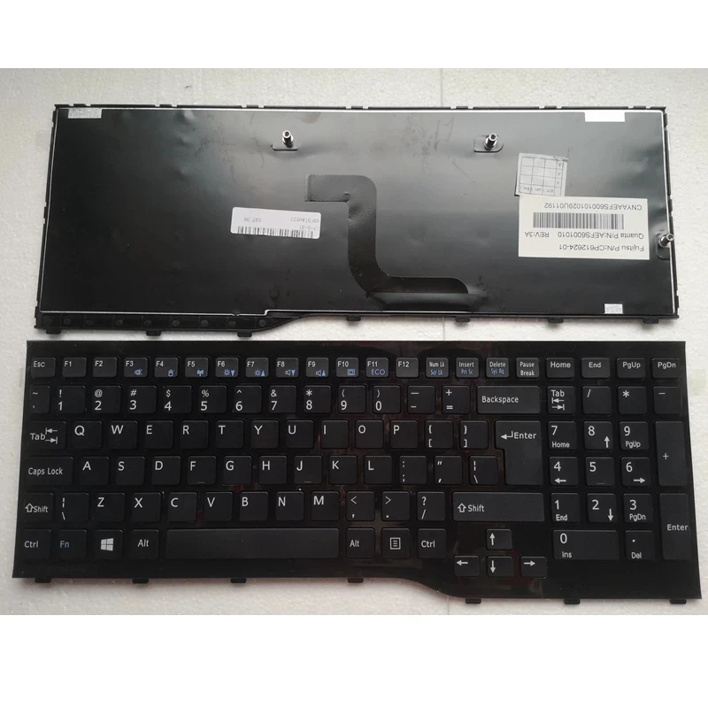 UI/JP Laptop Keyboard FOR Fujitsu LIFEBOOK AH45/J FMVA45JW FMVA45JR AH45/H AH552 CP581751-01 CP611954-01