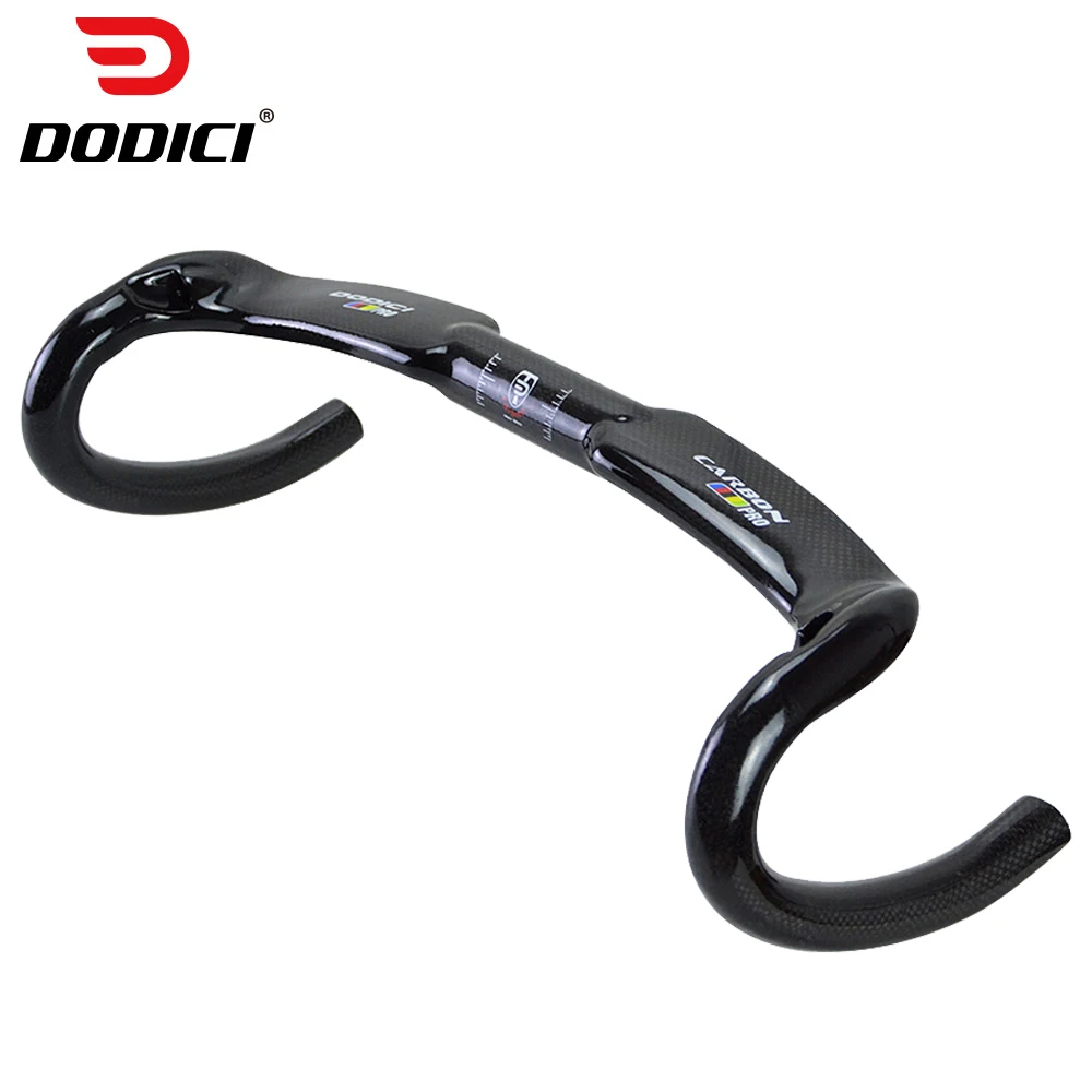 Carbon Bicycle Handlebar Accessories,Bent Bar,MTB Lightweight Mountain Bike Handles,Road Cycling Bicycl Steering Wheel,420/440MM