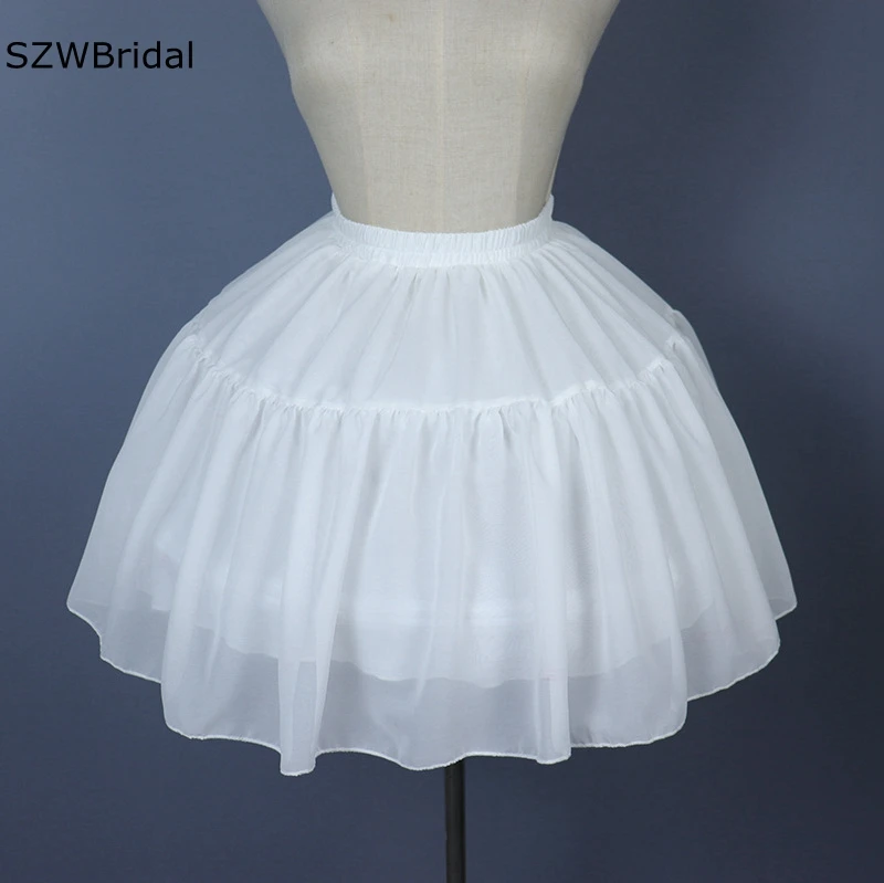 

New Arrival Wedding petticoats Bride Short petticoat underskirt Lolita skirt Tutu Enaguas Sottogonna Hoop skirt