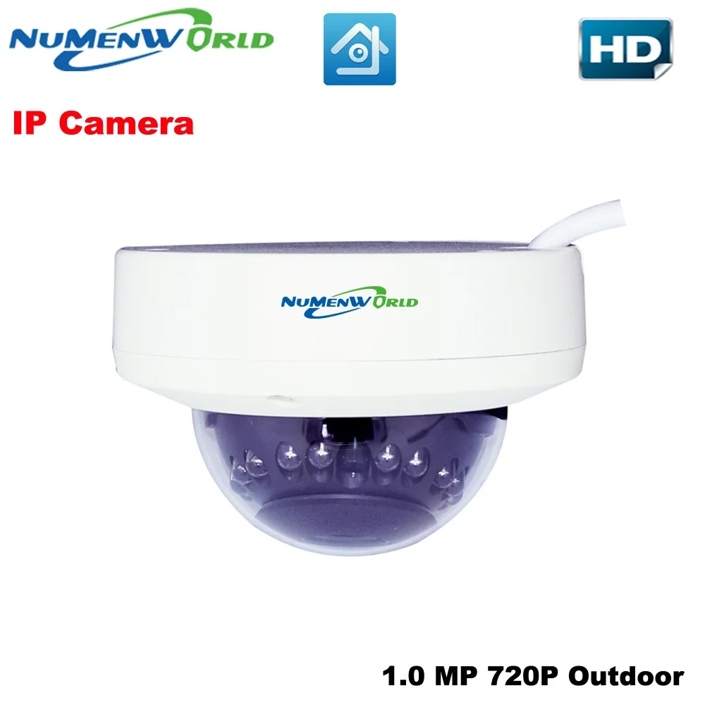 

1280*720P 1.0MP Mini Dome IP Camera 720P IR CUT Night Vision P2P Plug and Play Mobile Phone view 12pcs IR LED Camera