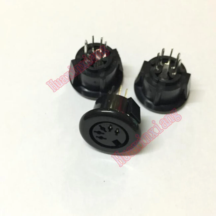 100PCS/Lot DS-5-07A S Terminal Socket/Jack Female Connector PS2 5Pin 5P