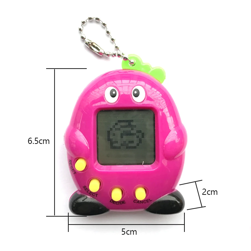 クリエイティブペンギン形の電子ペットゲームtamagotchiおもちゃ168ペット1仮想ペット電子おもちゃでキッズファニーギフトeペットのおもちゃ