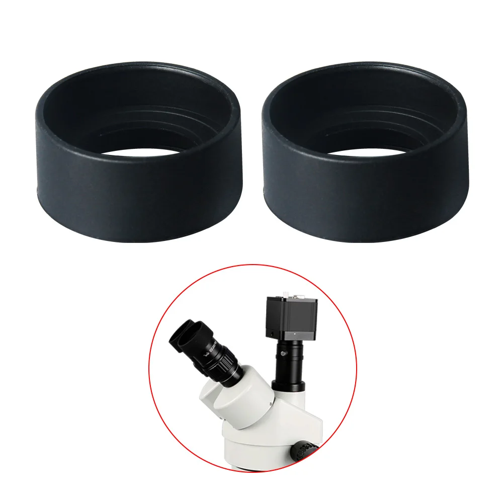 2 pz/set 34mm diametro oculare in gomma tazze per gli occhi protezioni per gli occhi per microscopio Stereo binocolo telescopi oculare