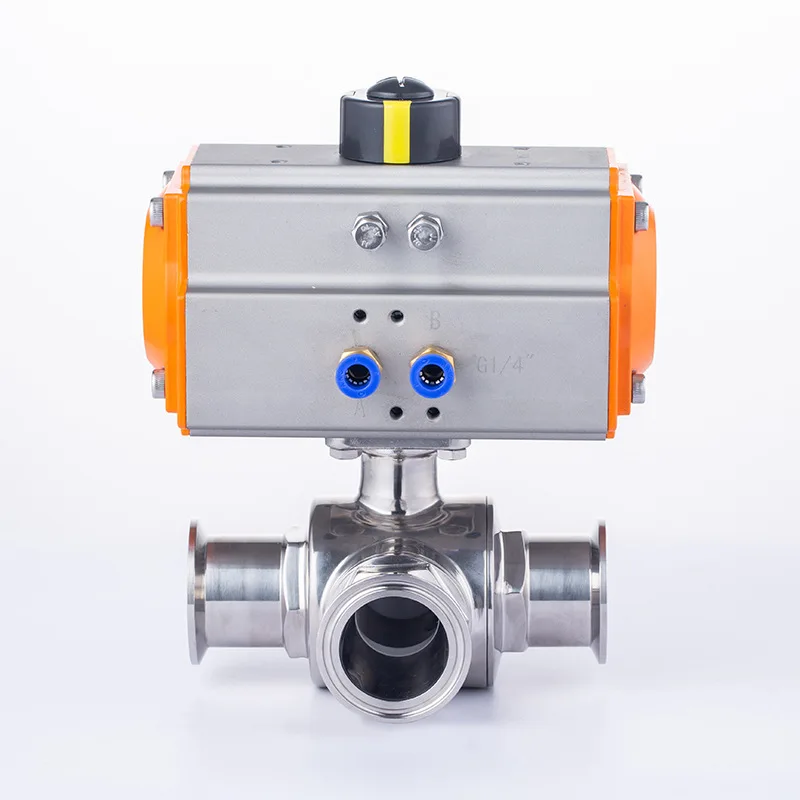 Filling machine rotary valve, energy storage valve, pneumatic valve joint, stainless steel quick-loading clamp ball valve
