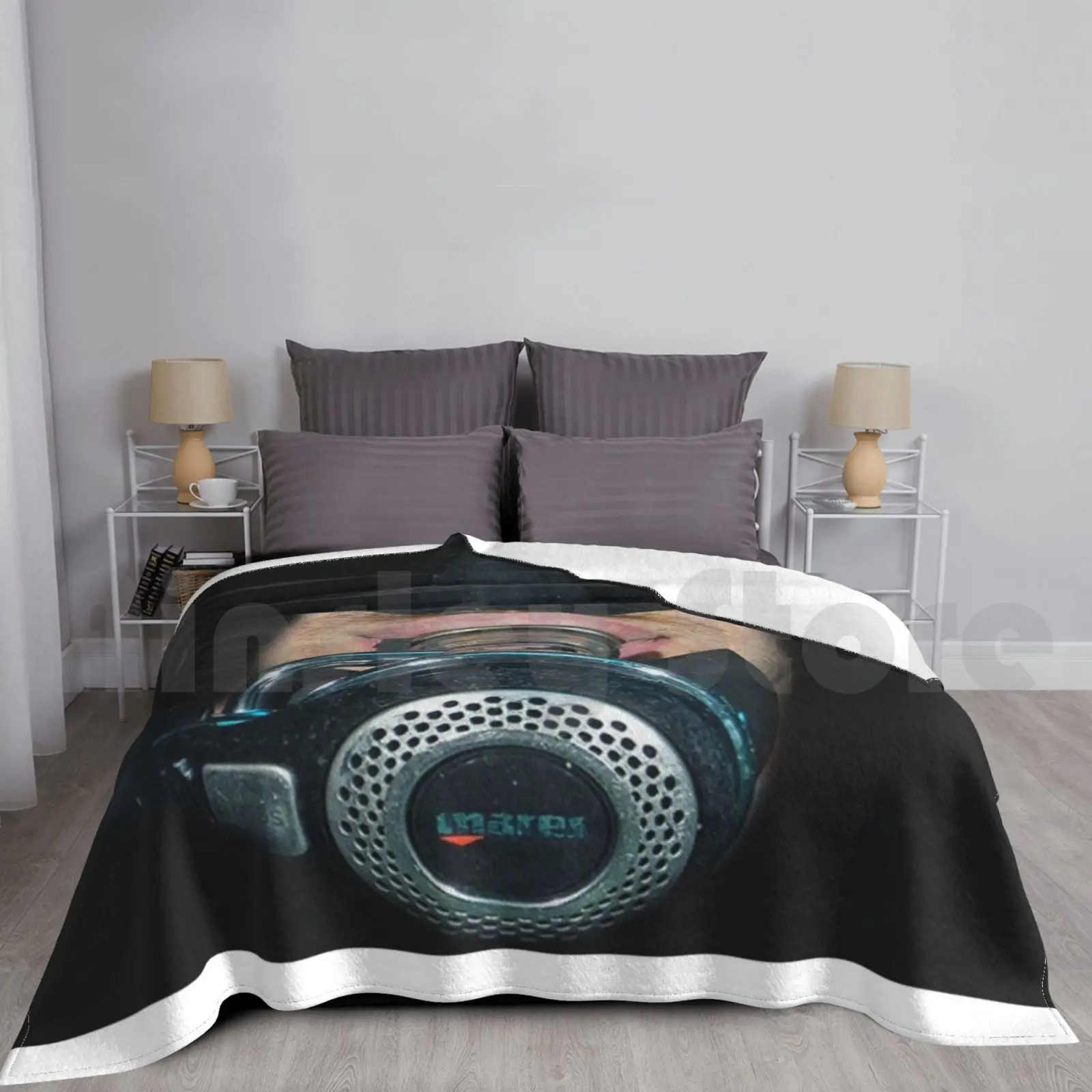 Diver Regulator Blanket Fashion Custom 1358 Diver Mens Regulator Ocean Oxygen Mouth Breath