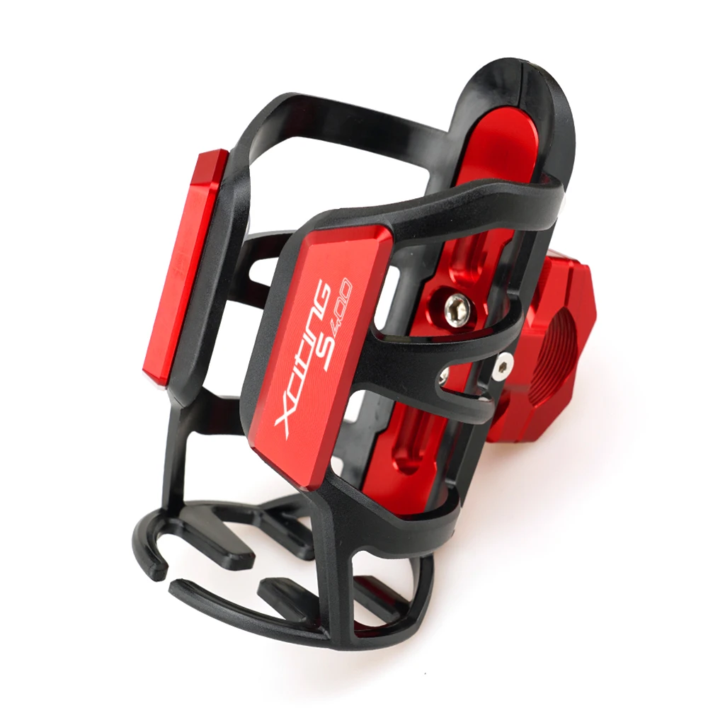 ل KYMCO Xcitings400 Xciting S400 400S دراجة نارية الملحقات CNC الألومنيوم المشروبات زجاجة ماء شرب كأس حامل جبل