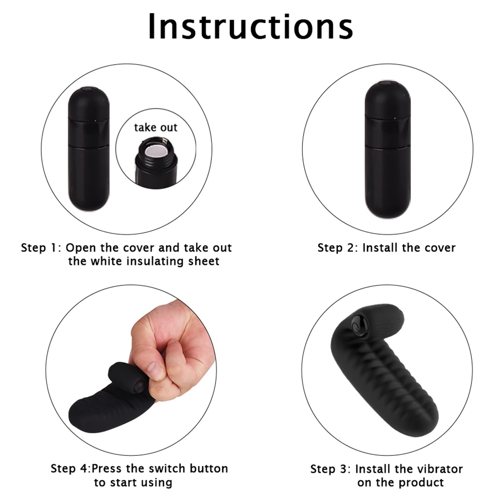 G-spot Vibrating Massager Adult Sex Toys for Women Mini Finger Vibrator Foreplay Sex Products Vagina Stimulation