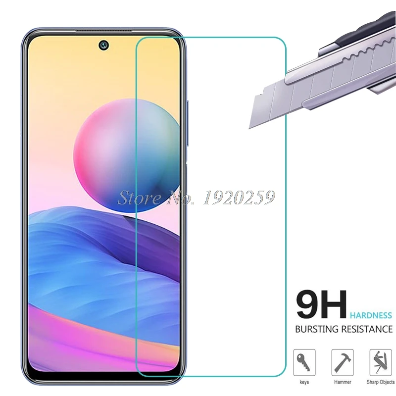 Cover For Xiaomi Redmi Note 10S Tempered Glass Screen Protector Telefone Front Film For Redmi Note 10 Pro Max Glass 9H Guard