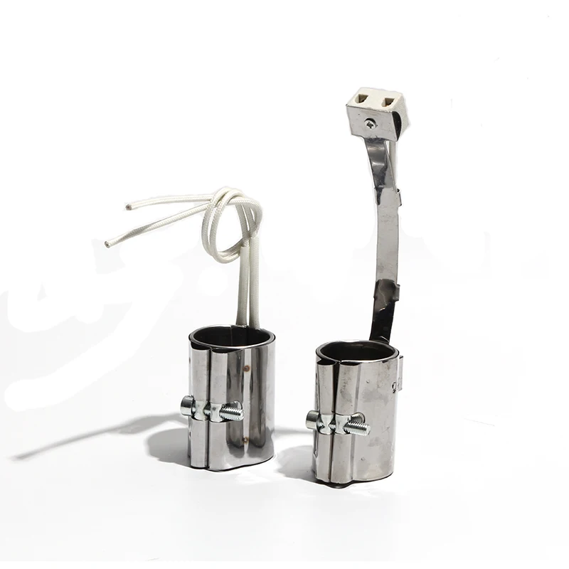LUJINXUN 220V High Temperature line/Ceramic Plug Stainless Band Heater ID 30mm Height 40/45/50mm Wattage 110W-150W 2pcs/Lot
