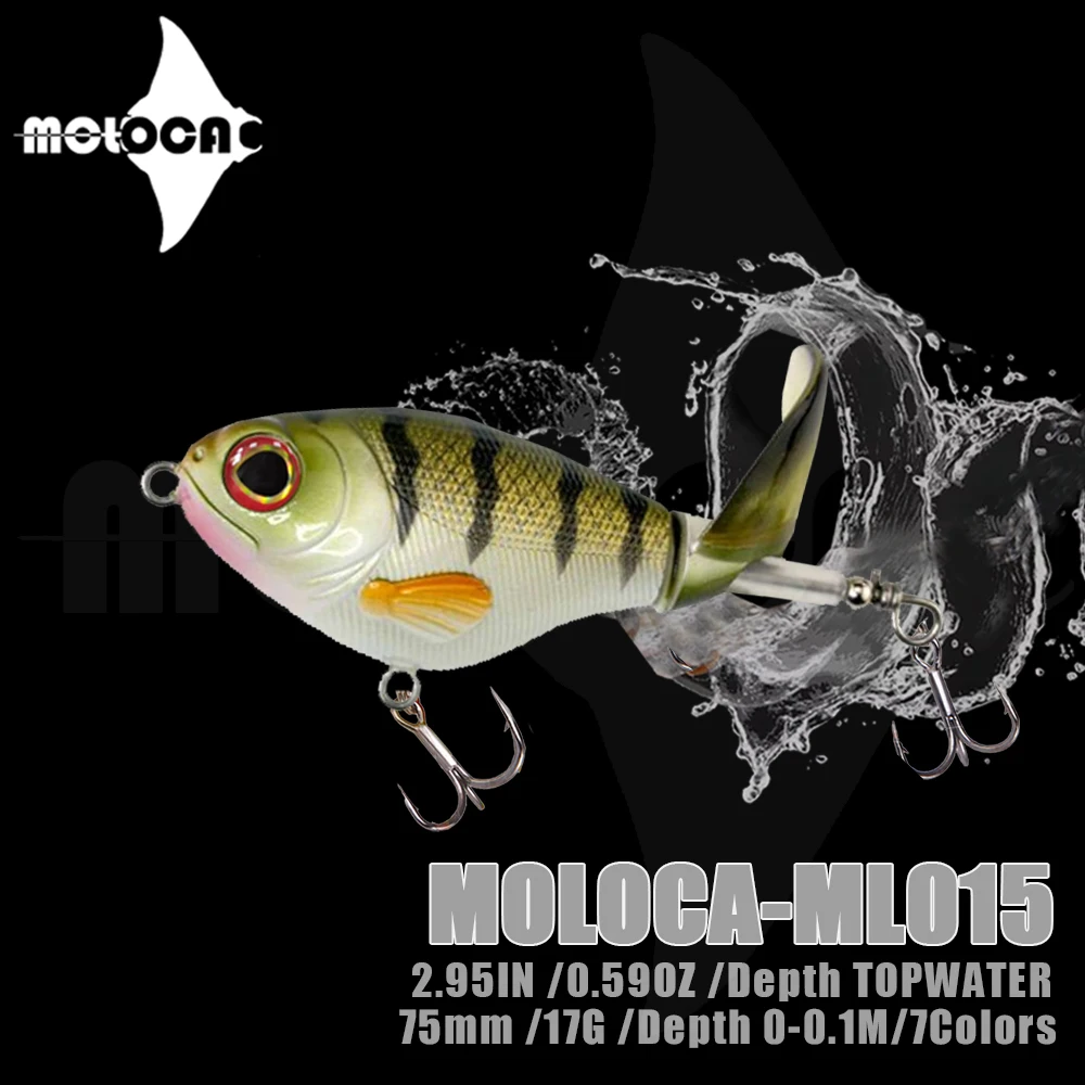 

Fishing Lure Spinning Floating Top Water Hard Bait Weights 17g Isca Artificial Baits For Carp Fish Tackle Lures Pesca Accesorios