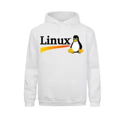 Linux/Ubuntu unix-オペレーティングシステムを搭載したメンズカジュアルパーカー,コットンTシャツ,フード付きスウェットシャツ