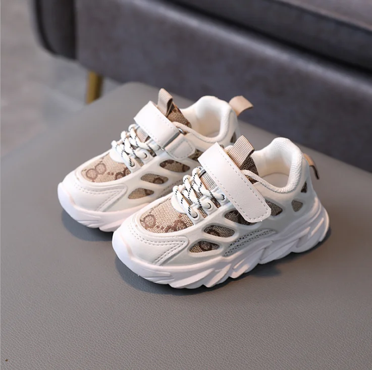 2021 Children Fashion Shoes Boys Girls Cloud White Sneakers Toddler Little Big Kids Brand Trainers